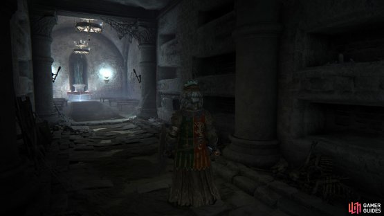 Here you&rsquo;ll see the secret boss room already revealed from attacking the illusory wall.