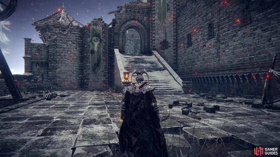 Commander Niall can be found at the top of Castle Sol.