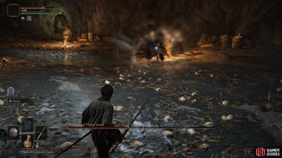 You&rsquo;ll need to keep your distance when the boss roars to maintain your stamina.