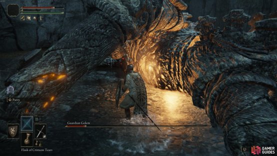 Once you&rsquo;ve staggered the boss, hit this highlighted area to execute a critical hit.
