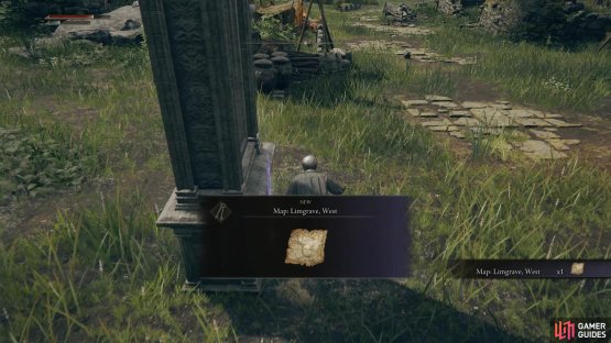 You&rsquo;ll find the West Limgrave map fragment beneath the statue on the southeastern road from Gatefront.