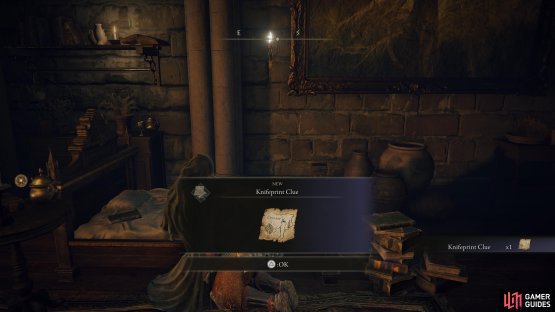 speak with Fia after learning about him to obtain this clue.