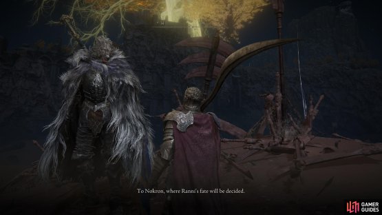 you will then find him at Radahn&rsquo;s Site of Grace with the way to Nokron now open.