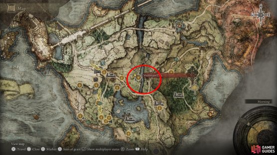Head to the ravine outside of Murkwater Cave