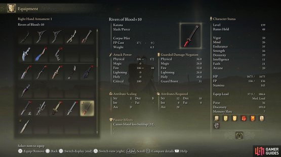 Rivers of Blood Stats