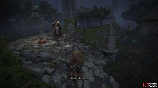 to find Diallos standing over the body of Lanya.