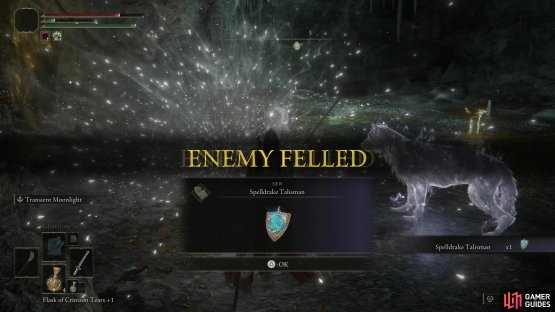 Defeat it and you&rsquo;ll obtain the Spelldrake Talisman.