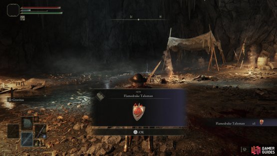 Defeat the Beastman of Farum Azula to obtain the Flamedrake Talisman.
