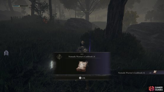 You can loot the Nomadic Warrior&rsquo;s Cookbook from a corpse near a Lesser Runebear.