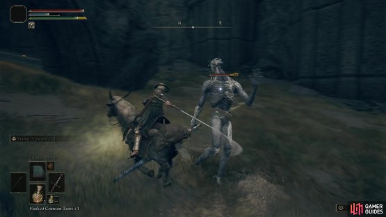 Defeat a Slender Wayfarer on the beach,