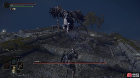The Deathbird will attack if you trespass on some ruins southeast of the Warmaster&rsquo;s Shack.