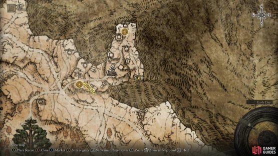 The Flightless Bird Painter is found in the windmill village northeast of Leyndell