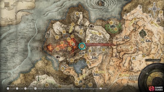 Azur has a grace that you can teleport to. It&rsquo;s near the Hermit&rsquo;s Village.