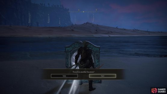 then take the waygate to Wailing Dunes.
