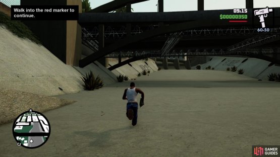 Head north of the previous bridge from the Micro Uzi