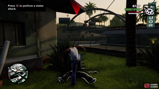 You can continue attacking the dealer after knocking him down