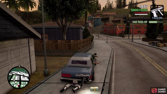 Some Ballas might line up so you can just simply run over them instead