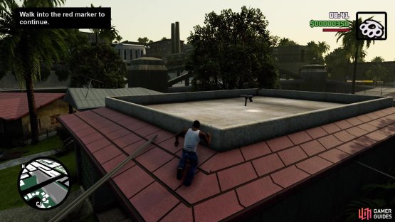 allowing you to reach the top of Sweet&rsquo;s house with the weapon pickup