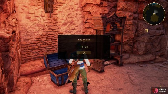 deal with them to find a Chest containing 500 Gald.