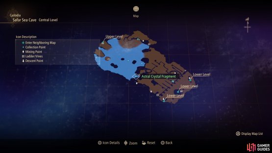 The Astral Crystal Fragment can be found at Safar Sea Cave