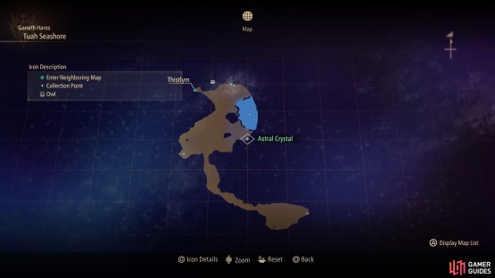 Astral Crystals can be found at Tuah Seashore in Ganath Haros