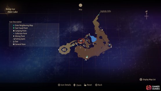 The 24th Owl can be found at Adan Lake