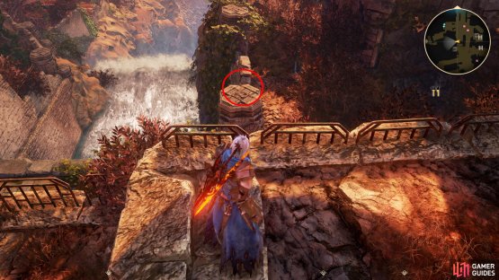 look to the west from this location to spot it.