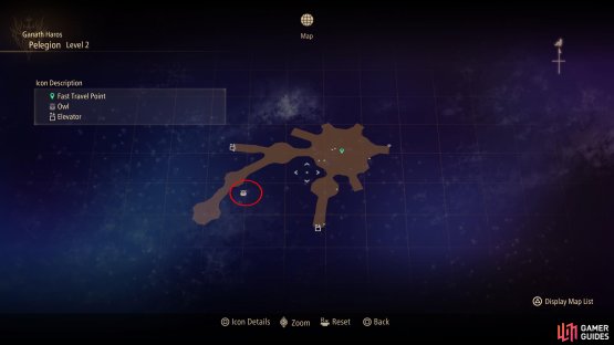 The final Owl in Ganath Haros can be found when you return to Pelegion after Del Fharis Castle