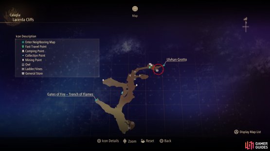 The 9th Owl can be found at Lacerda Cliffs