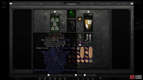 A decent Call to Arms specimen, with a natural +6 Battle Orders.