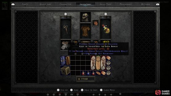 Grand Charms, while cumbersome, can grant a bonus to all skills in a skill tree, making these charms highly prized.