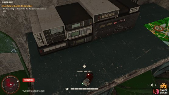 to find the usb stick containing Hitboy in a warehouse.