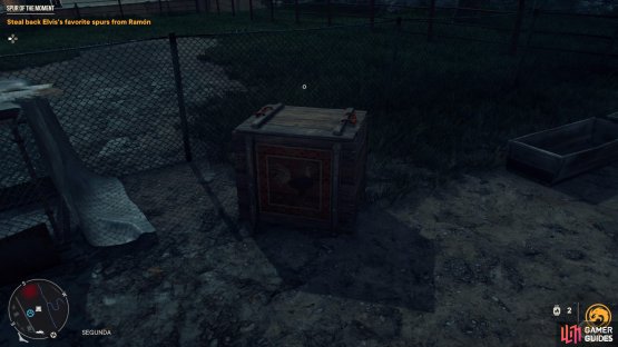 to find La Muerte sitting in a pen.
