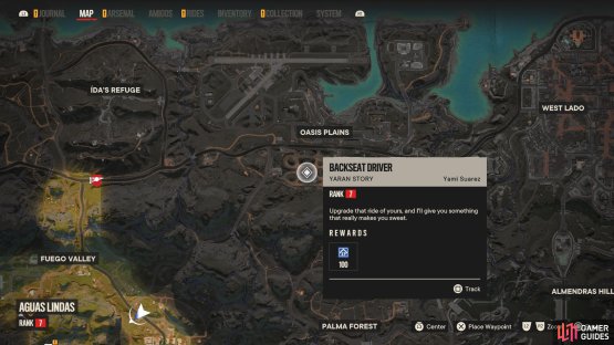 Complete the mission Backseat Story