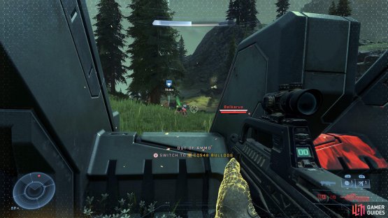 Take out the enemies from a distance first
