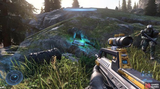 You&rsquo;ll find the log next to a dead marine.