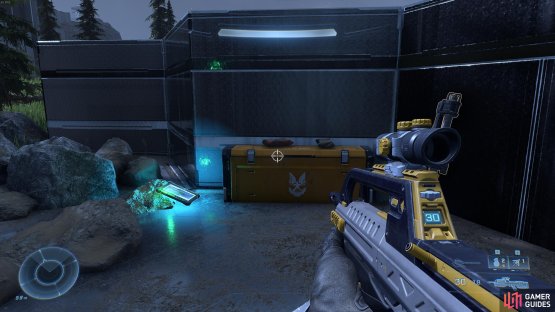 You&rsquo;ll find the log just southwest of the Mjolnir armor locker.