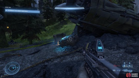 You&rsquo;ll find the log in the ruins of a ship just off the road.