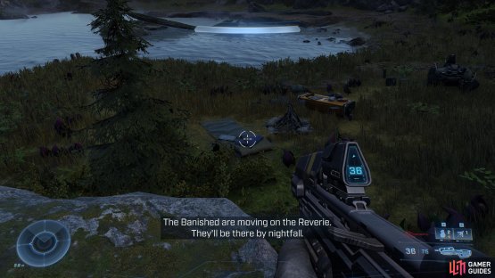 You&rsquo;ll find the log just by the lake.