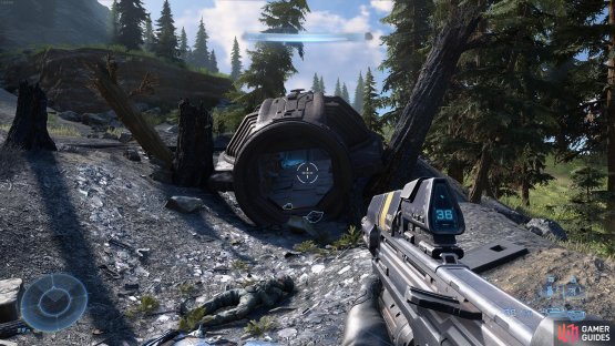 You&rsquo;ll find the log inside the ruins of a small ship.