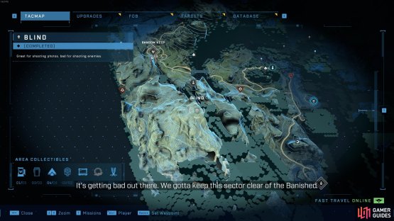 The location of the skull, in the rift south of Ransom Keep.