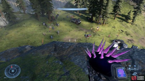 Take out the majority of the enemies from the hill 