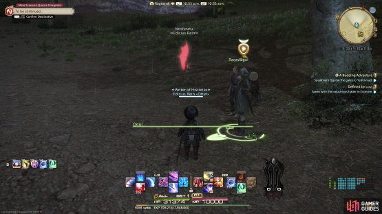 Head over to (X: 23.3, Y: 33.8) and speak with Ogul