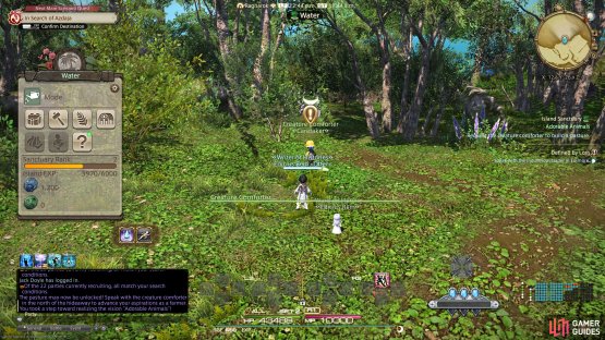 Speak with the Creature Comforter to gain the ability to capture