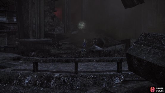 Find the ruined tower west of Palatium Novum.