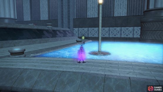 Pass through the crystal forest.