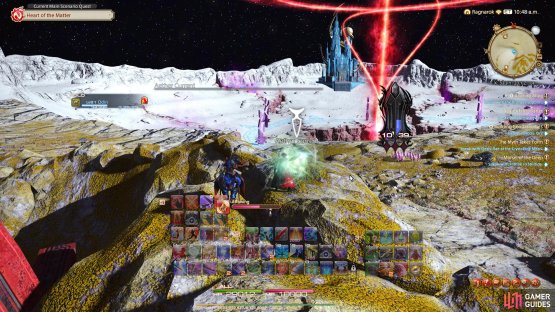 Look for the aether current on top of the rocks here.