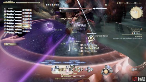 to avoid it, run to the opposite corner from Zodiark.