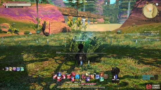 Head over to (X: 31.8, Y: 14.7) and interact with the Shrubs 