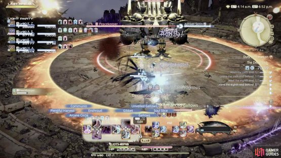 This will be a room-wide AoE as well as placing  a hazard zone around the arena.